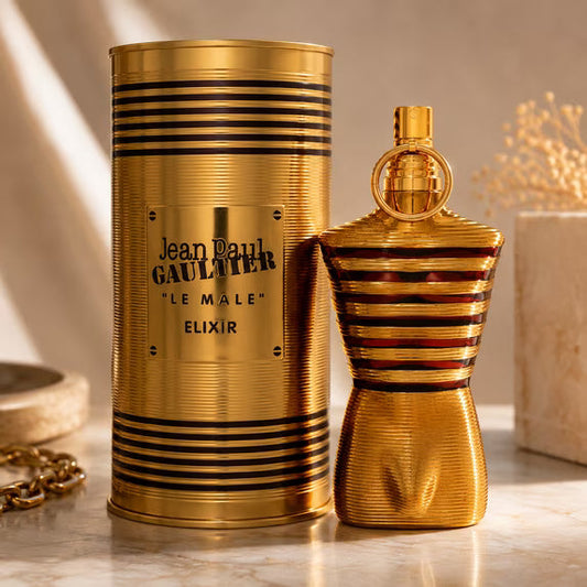 Jean Paul Gaultier Le Male Elixir Parfum Spray for Men 4.2 oz (125ml)