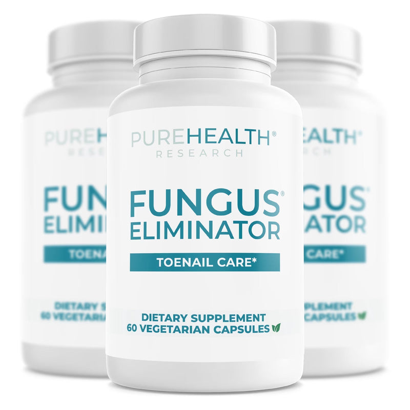 PureHealth Research Fungus Eliminator Toenail Care Supplement – 60 Capsules – Pack of 3 (180 Total)