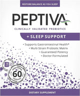 Peptiva 26 Billion CFU Probiotic & Sleep Support - Clinically Validated Multi-St View (PACK OF TWO)
