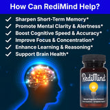Redimind Natural Cognitive Enhancement Supplement 30 Capsule (PACK OF THREE)