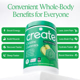 Create Creatine Monohydrate Gummies for Women and Men, Sour Apple, 90ct , ( pack of 2 )