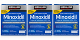 Kirkland Minoxidil 5% Hair Regrowth Solution Extra Strength Men 6 Month Supply (PACK OF THREE)