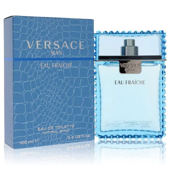 Versace Man Eau Fraîche Eau de Toilette 3.4 oz Spray for Men