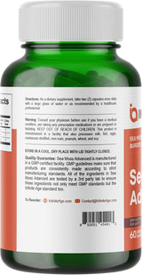 INFINITE AGE Sea Moss Capsules, 1250mg Irish Moss Blend - 120 Count (pack of 3 )