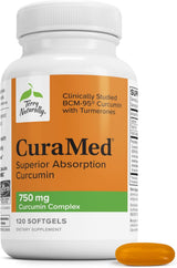 Terry Naturally CuraMed 750mg - Pain & Inflammation Relief - 120 Count ( pack of 2 )