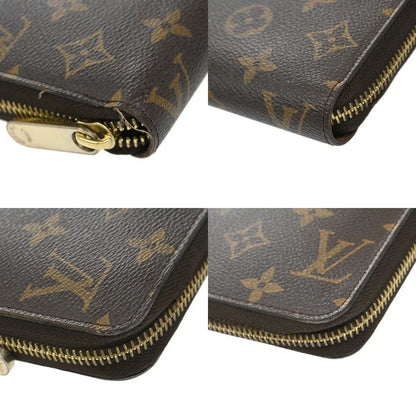Louis Vuitton Monogram Zippy Long Wallet – Brown Leather Zip Around | M60017