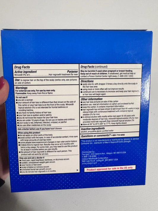 Kirkland Signature Minoxidil 5% Topical Hair Regrowth Solution