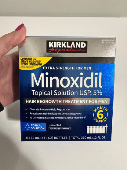 Kirkland Signature Minoxidil 5% Topical Hair Regrowth Solution