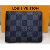 Louis Vuitton Multiple Bifold Wallet Damier Graphite Canvas Black
