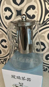 Title: Clear Glass Teapot with Stainless Steel Infuser & Lid 32 oz / 950ml