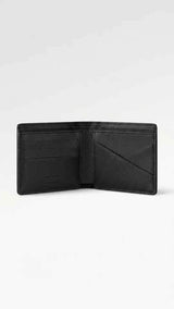 Title: Louis Vuitton Men’s Wallet Monogram Macassar Canvas Black Authentic