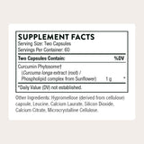 THORNE Curcumin Phytosome 1,000 mg – 120 Capsules Each, Pack of 3 (360 Total) – Factory Sealed